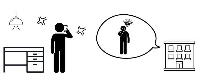 情緒不安定のイメージ